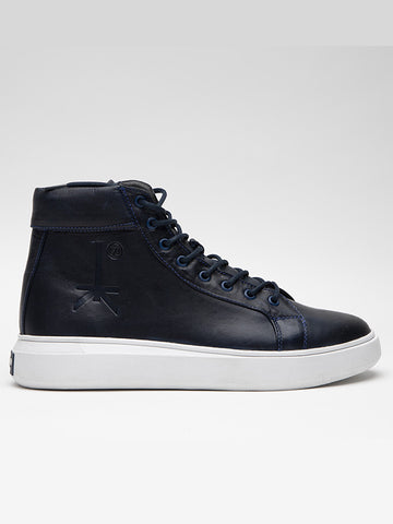 DRAGONFLY HIGH SNEAKER  AZUL NAVY