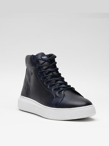 DRAGONFLY HIGH SNEAKER  AZUL NAVY